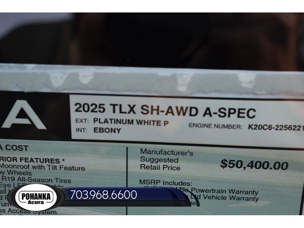 New 2025 Acura TLX SH-AWD w/ A-SPEC Pkg image 38
