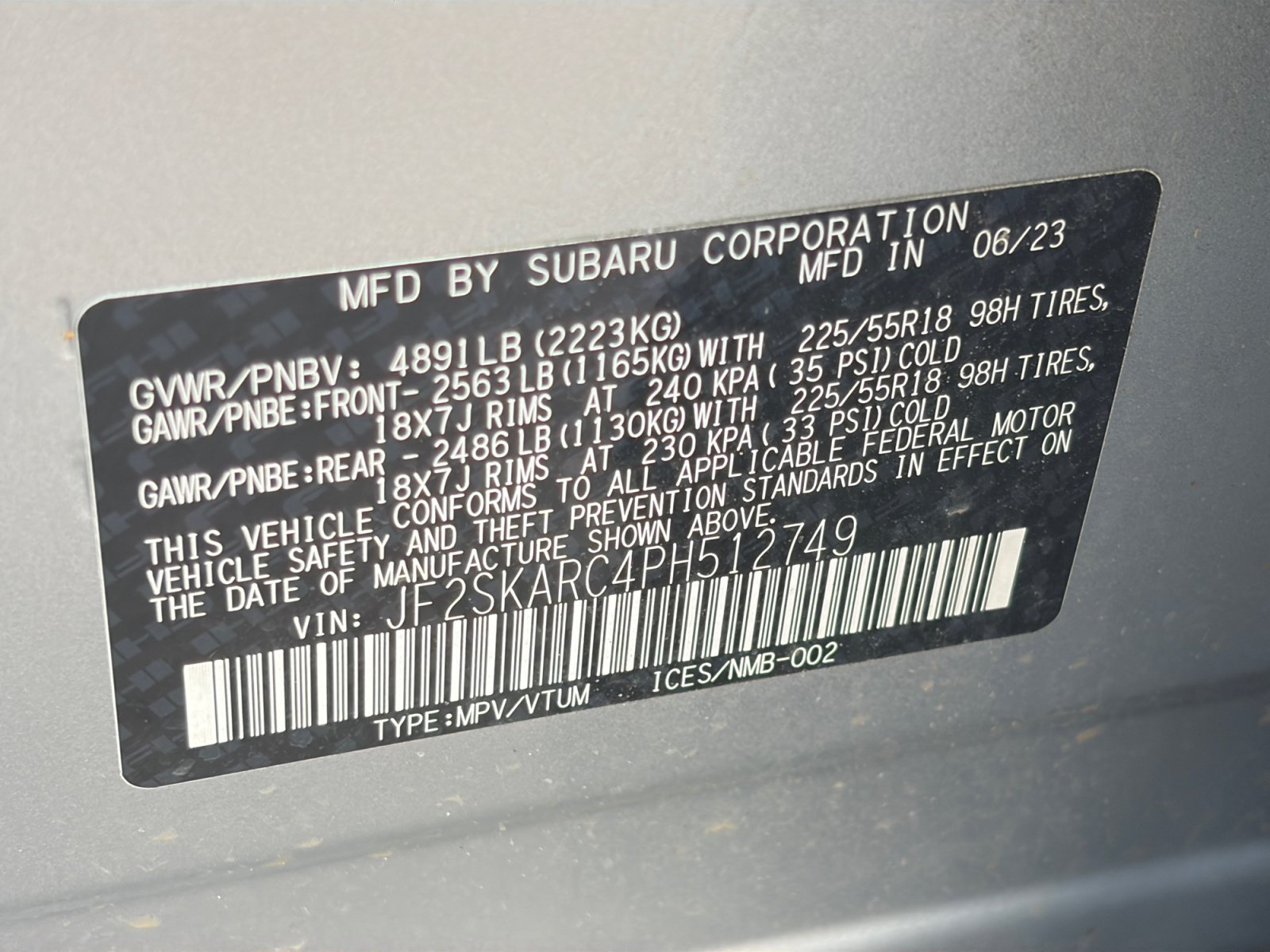Certified 2023 Subaru Forester Touring AWD/4WD image 37