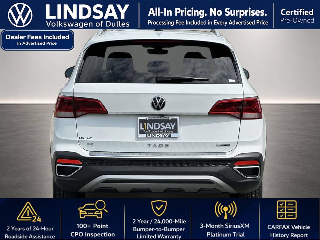 Used 2024 Volkswagen Taos SE w/ Panoramic Sunroof Package AWD/4WD image 6