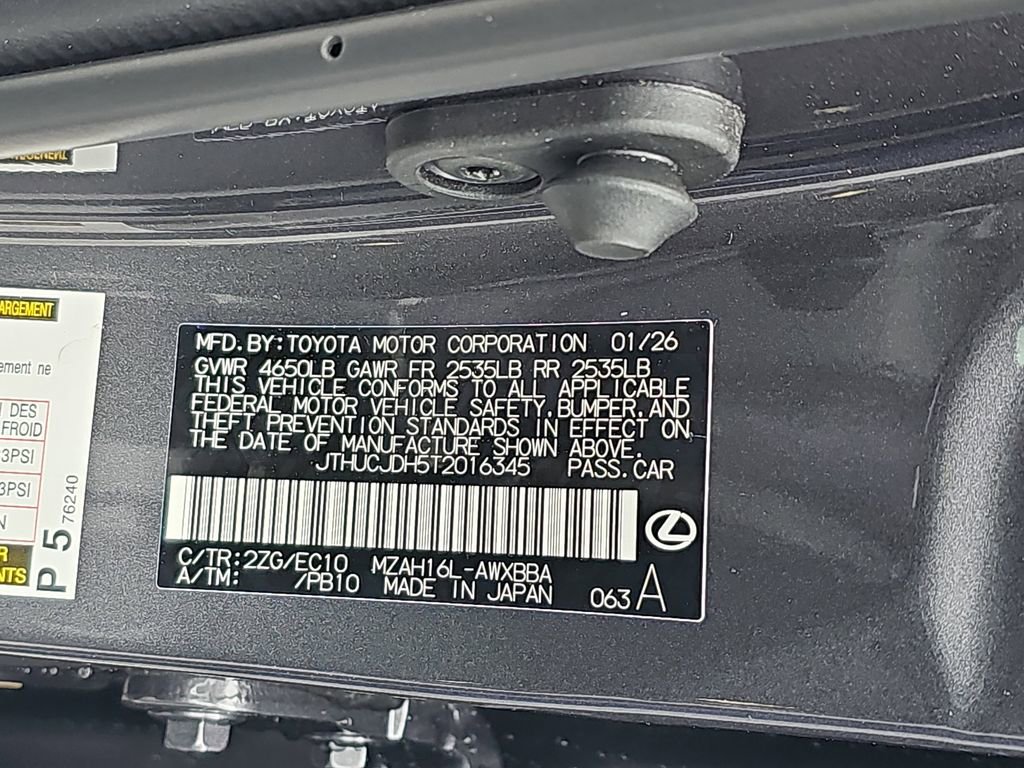 Certified 2026 Lexus UX 300h AWD w/ Cold Area Package image 39