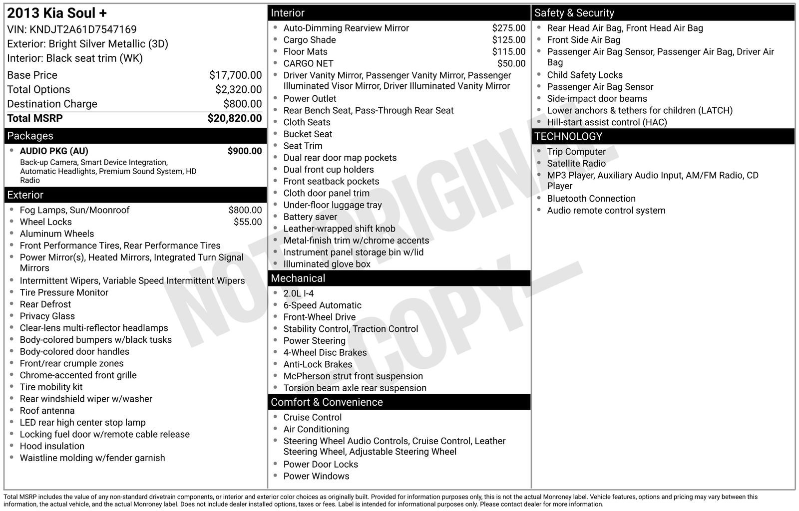Used 2013 Kia Soul + w/ Audio Pkg FWD image 27