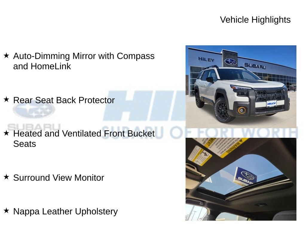 New 2026 Subaru Outback Wilderness w/ Wilderness Package AWD/4WD image 10