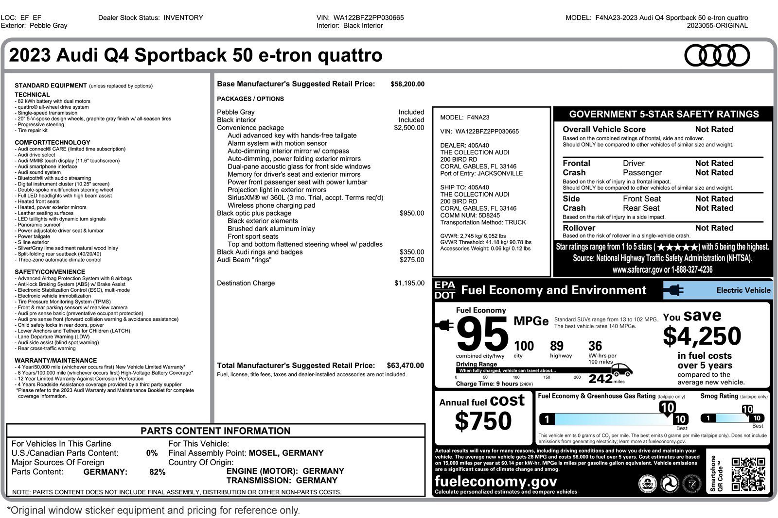 Used 2023 Audi Q4 e-tron Premium w/ Convenience Package image 3