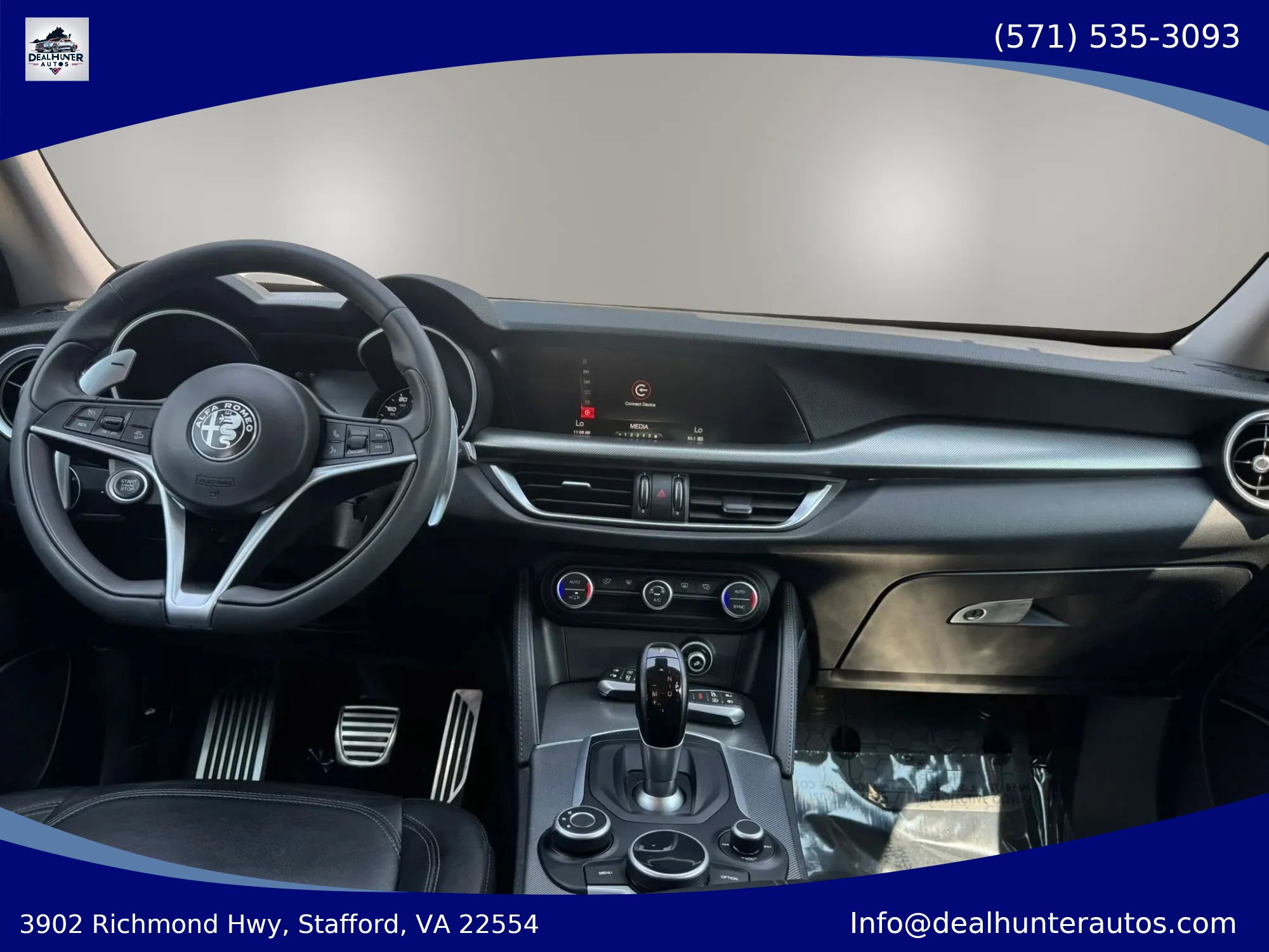 Used 2018 Alfa Romeo Stelvio Sport w/ Quick Order Package 22J Sport AWD/4WD image 17