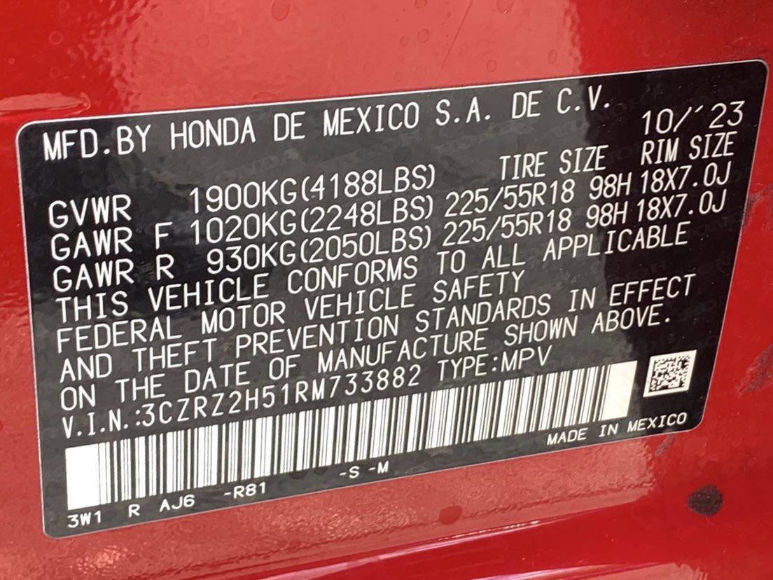 Certified 2024 Honda HR-V Sport image 45