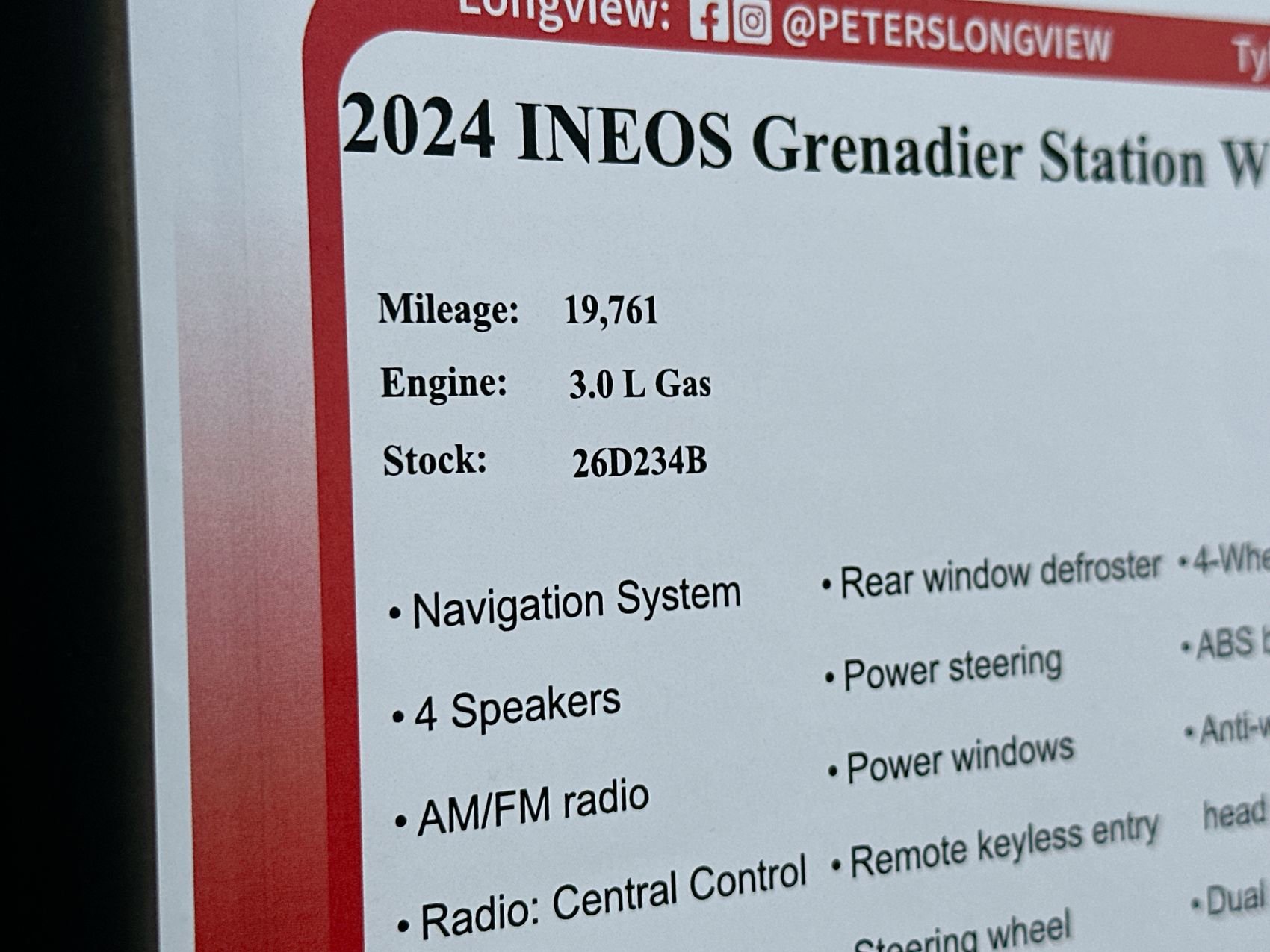 Used 2024 INEOS Grenadier AWD/4WD image 27
