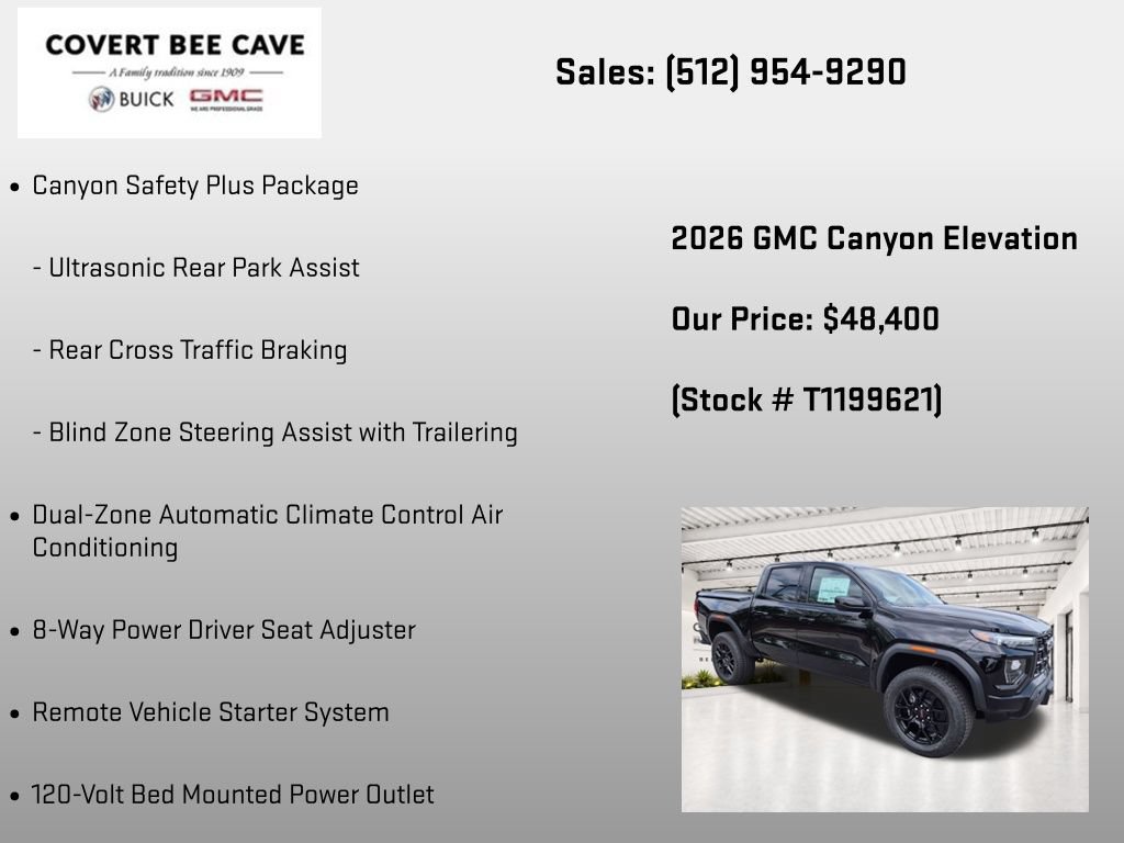 New 2026 GMC Canyon Elevation w/ Convenience Package AWD/4WD image 24