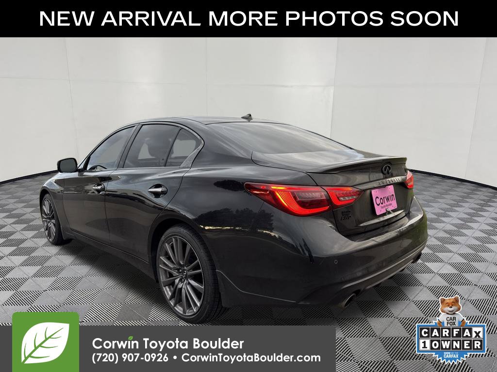 Used 2024 INFINITI Q50 Red Sport 400 w/ Black Opal Edition AWD/4WD image 5