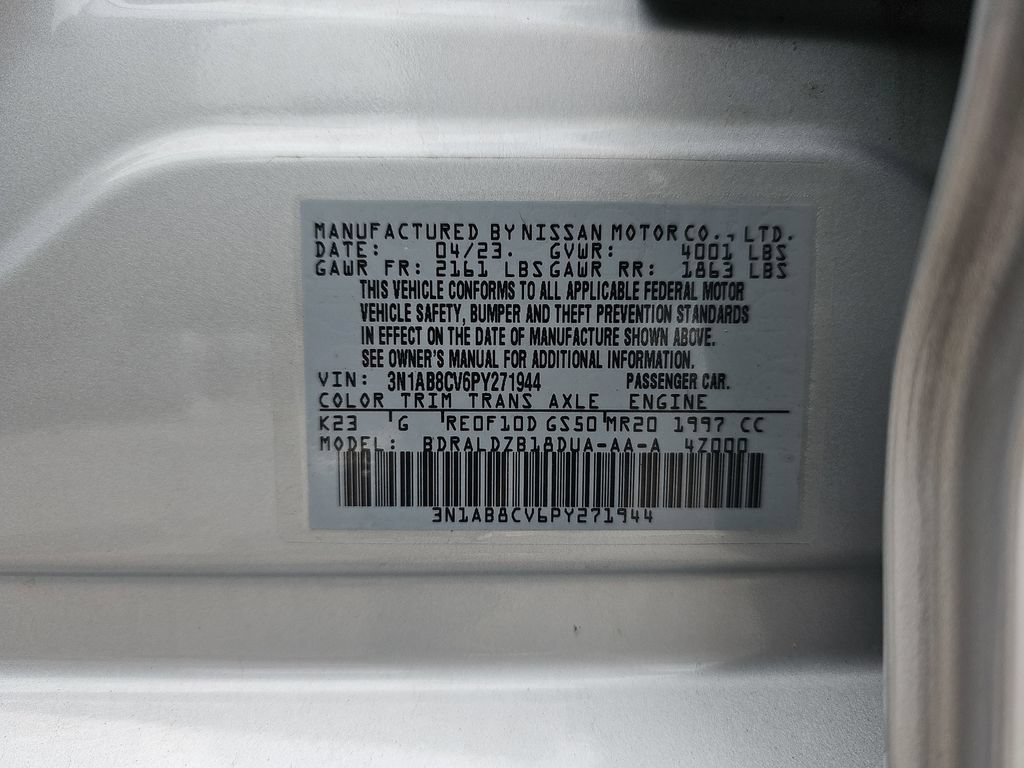 Used 2023 Nissan Sentra SV FWD image 38