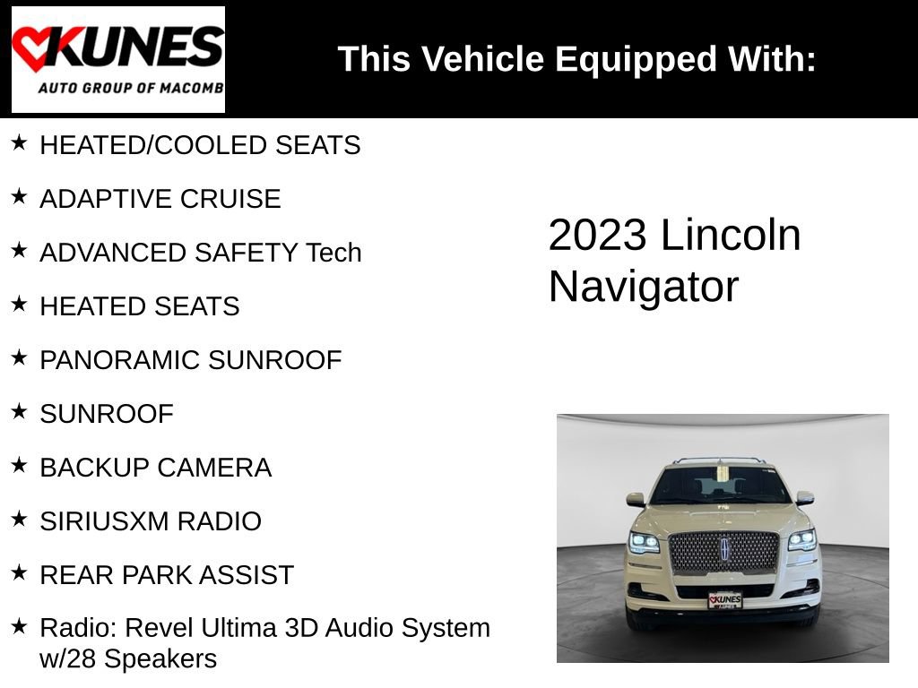 Used 2023 Lincoln Navigator Reserve AWD/4WD image 3