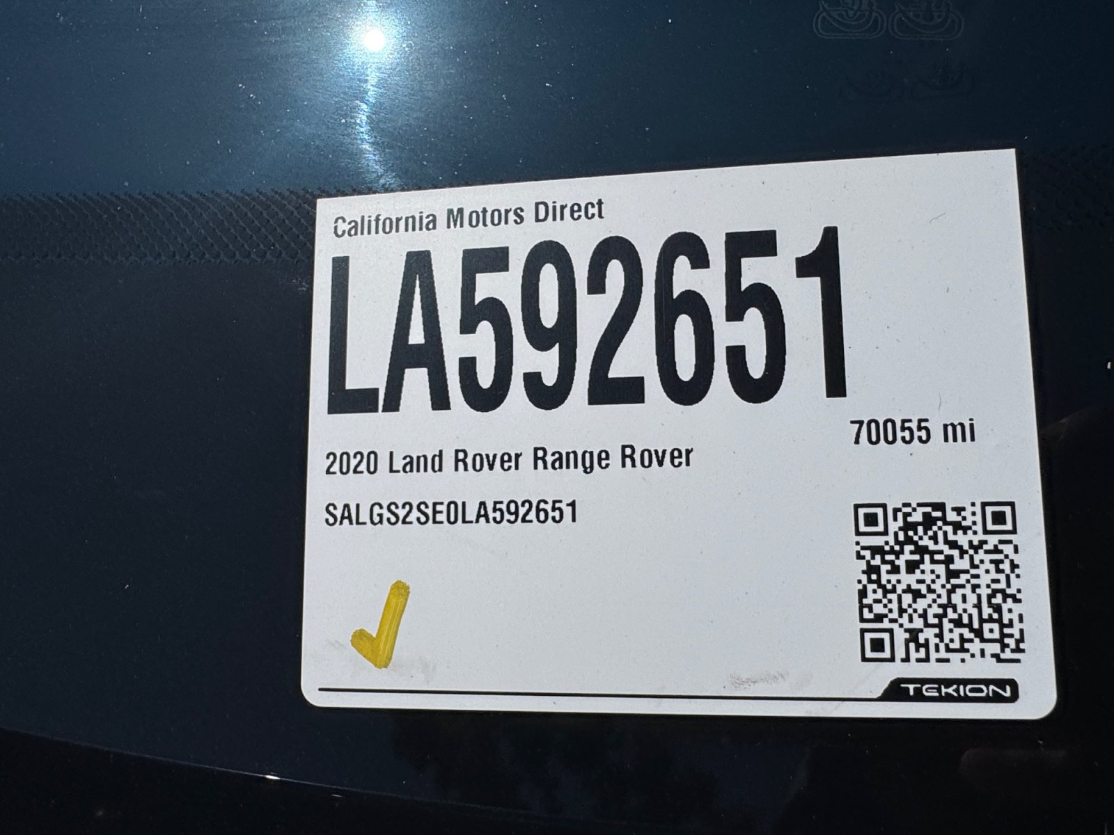 Used 2020 Land Rover Range Rover HSE AWD/4WD image 17