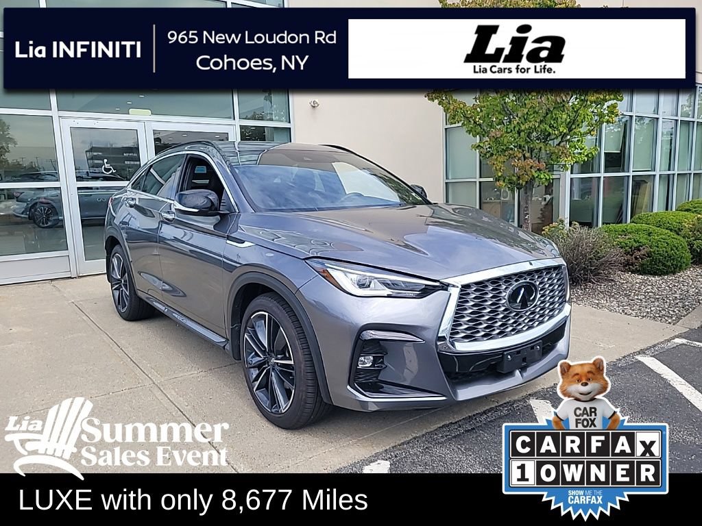 Certified 2025 INFINITI QX55 Luxe w/ Cargo Package
