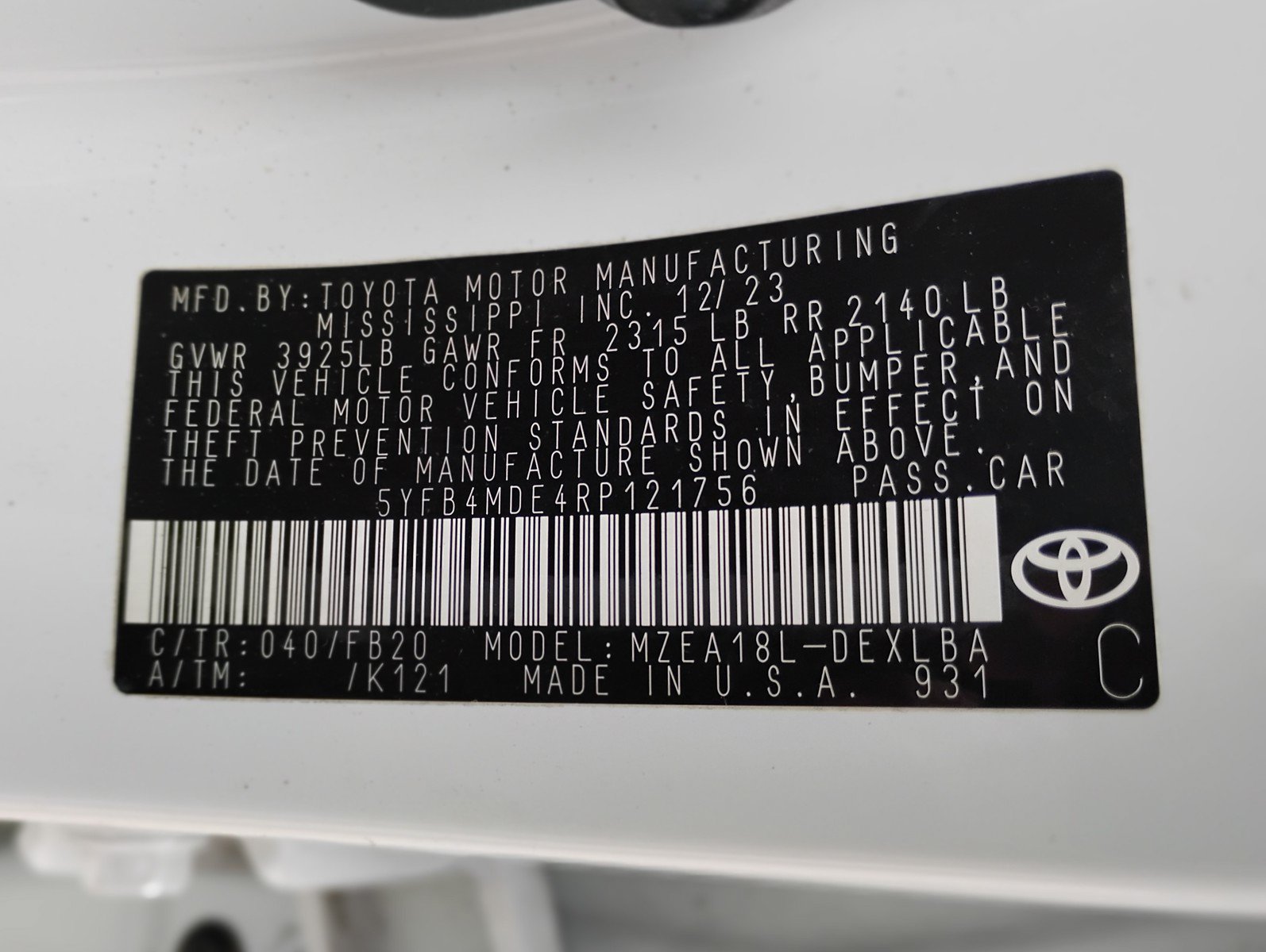 Used 2024 Toyota Corolla LE FWD image 36