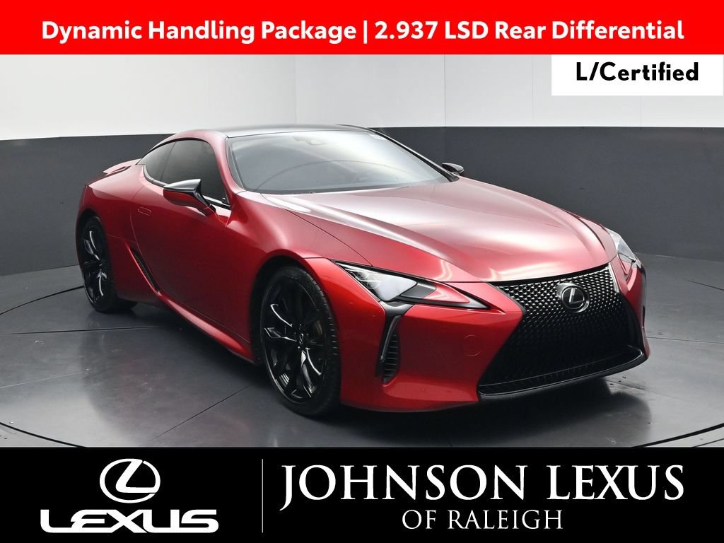 Certified 2022 Lexus LC 500 Coupe w/ Dynamic Handling Package RWD image 3