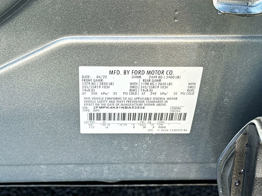 Used 2022 Ford Edge Titanium image 33