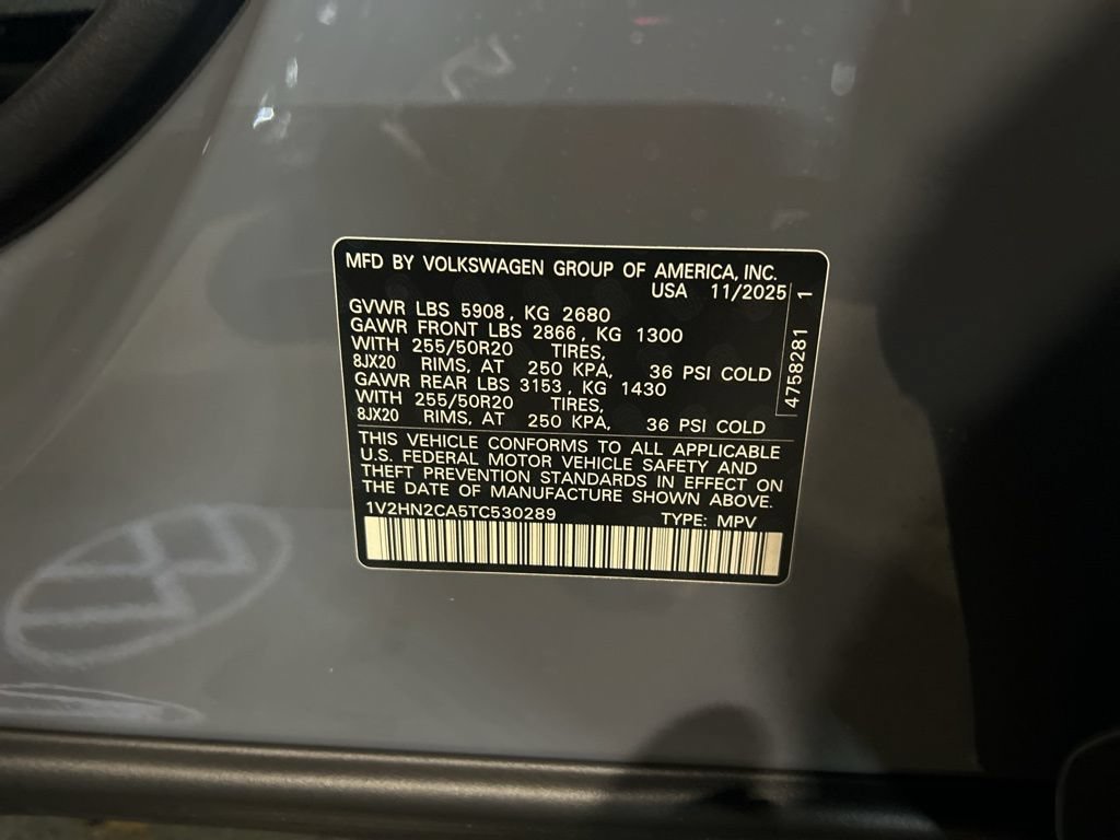 New 2026 Volkswagen Atlas SE AWD/4WD image 33