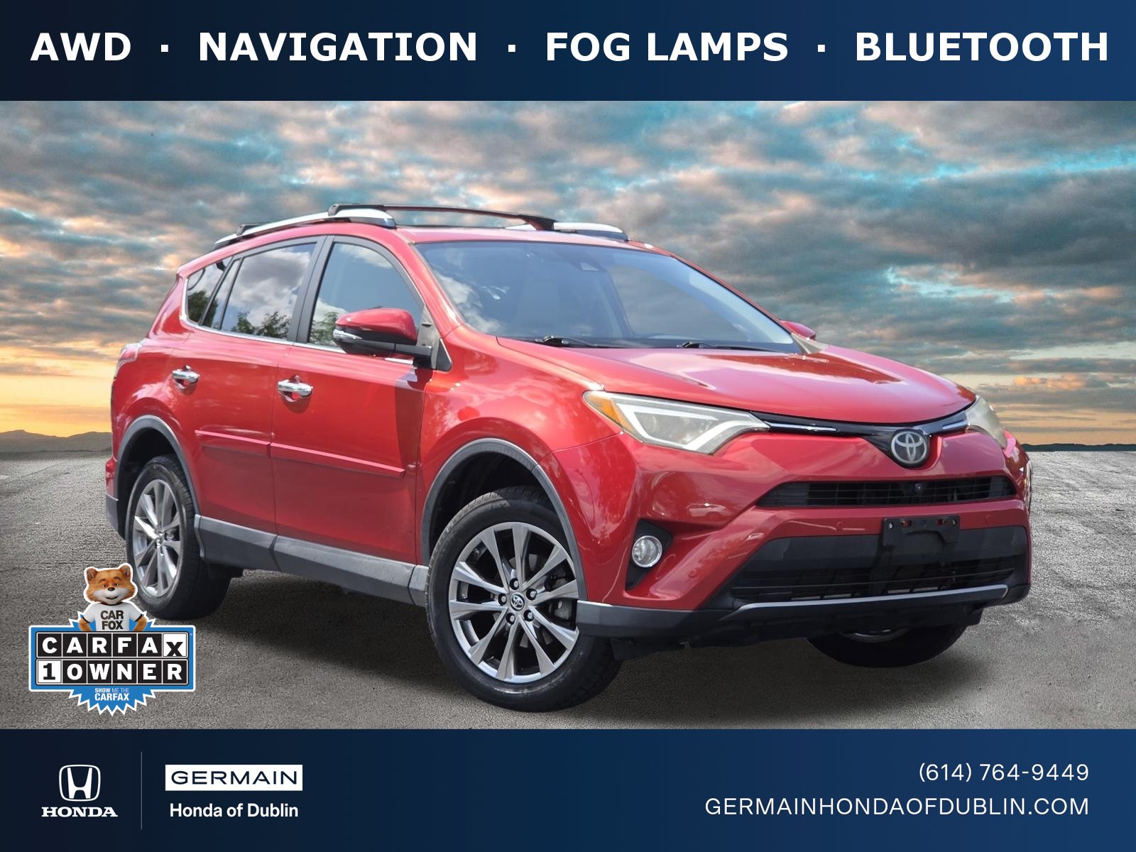 Used 2017 Toyota RAV4 Limited w/ Advanced Technology Package AWD/4WD image 1