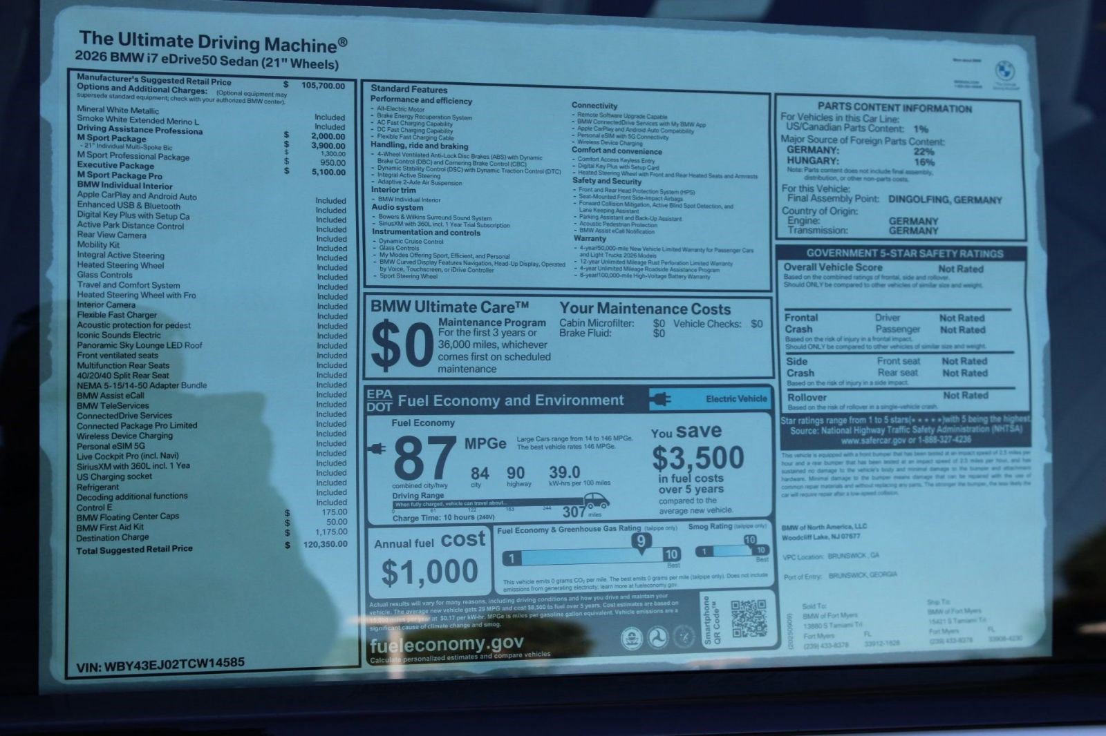 Used 2026 BMW i7 eDrive50 image 34