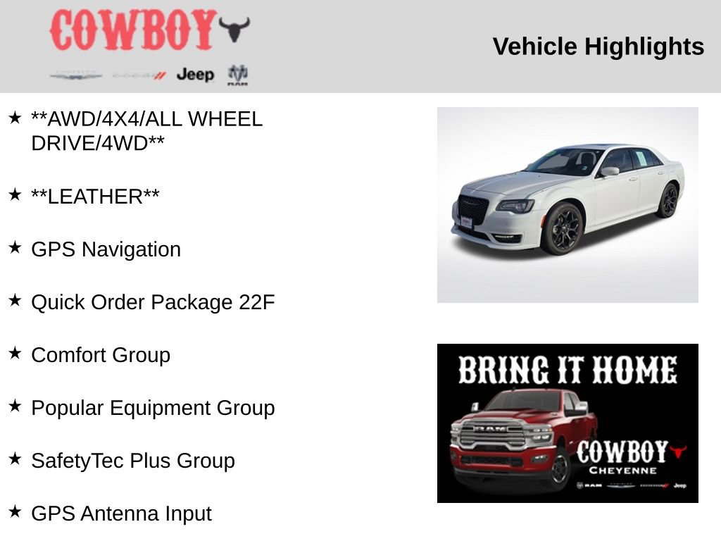 Used 2022 Chrysler 300 Touring L w/ Popular Equipment Group image 2