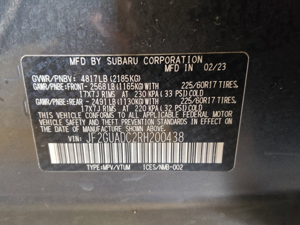 Used 2024 Subaru Crosstrek 2.0i Premium AWD/4WD image 33