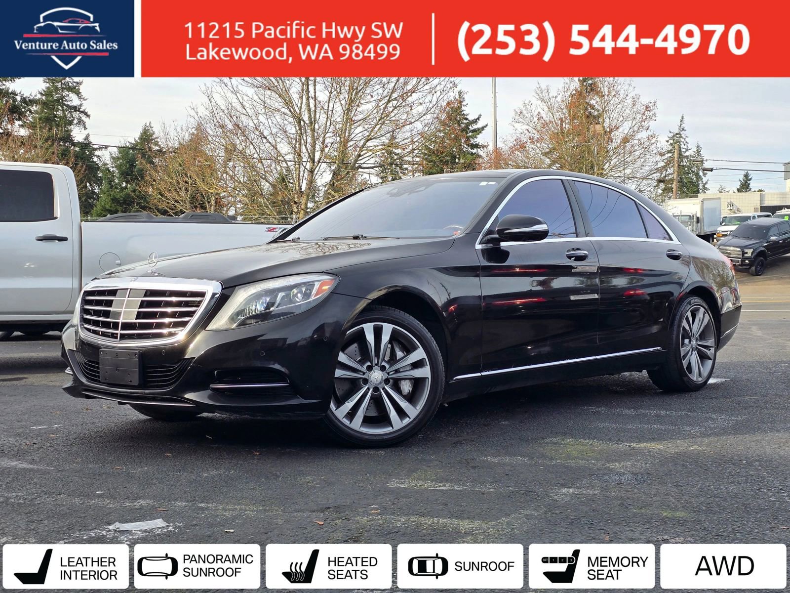 Used 2015 Mercedes-Benz S 550 4MATIC Sedan image 1