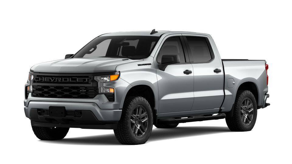 New 2026 Chevrolet Silverado 1500 Custom w/ Turbomax Blackout Package RWD image 27