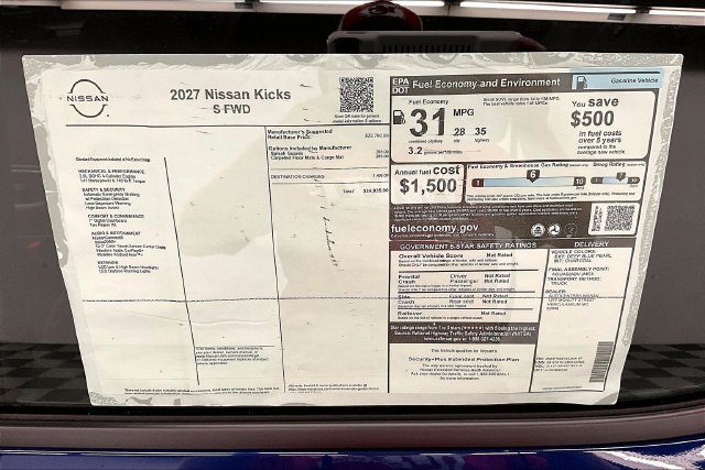 New 2027 Nissan Kicks S FWD image 38