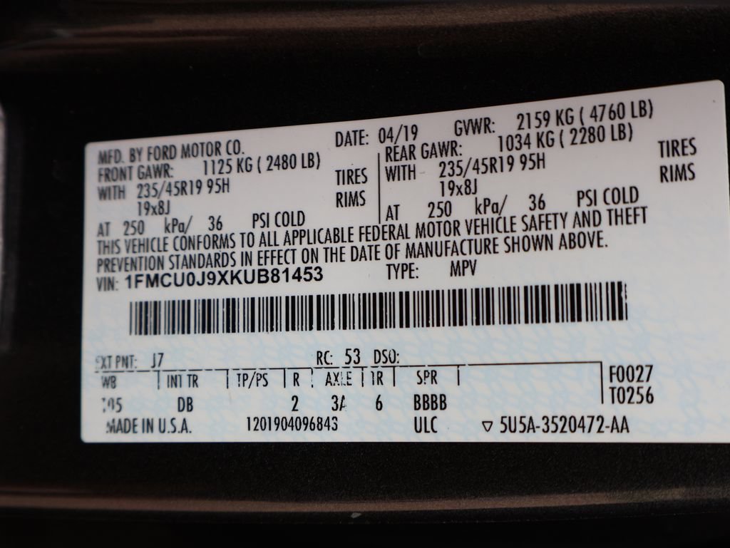 Used 2019 Ford Escape Titanium FWD image 38
