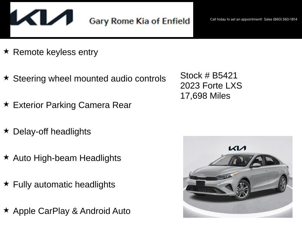 Used 2023 Kia Forte LXS FWD image 5
