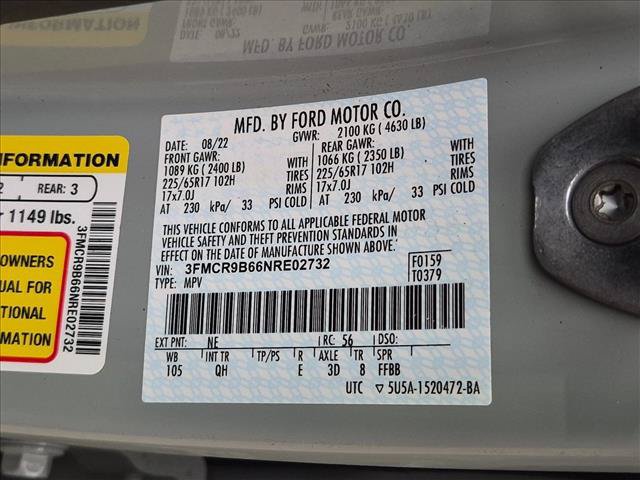 Used 2022 Ford Bronco Sport Big Bend AWD/4WD image 14