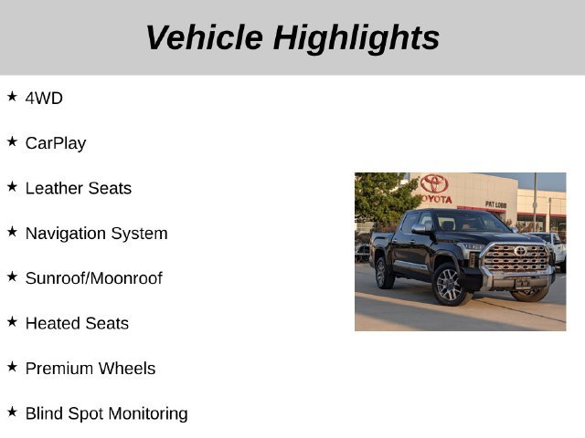 Used 2024 Toyota Tundra 1794 Edition AWD/4WD image 5