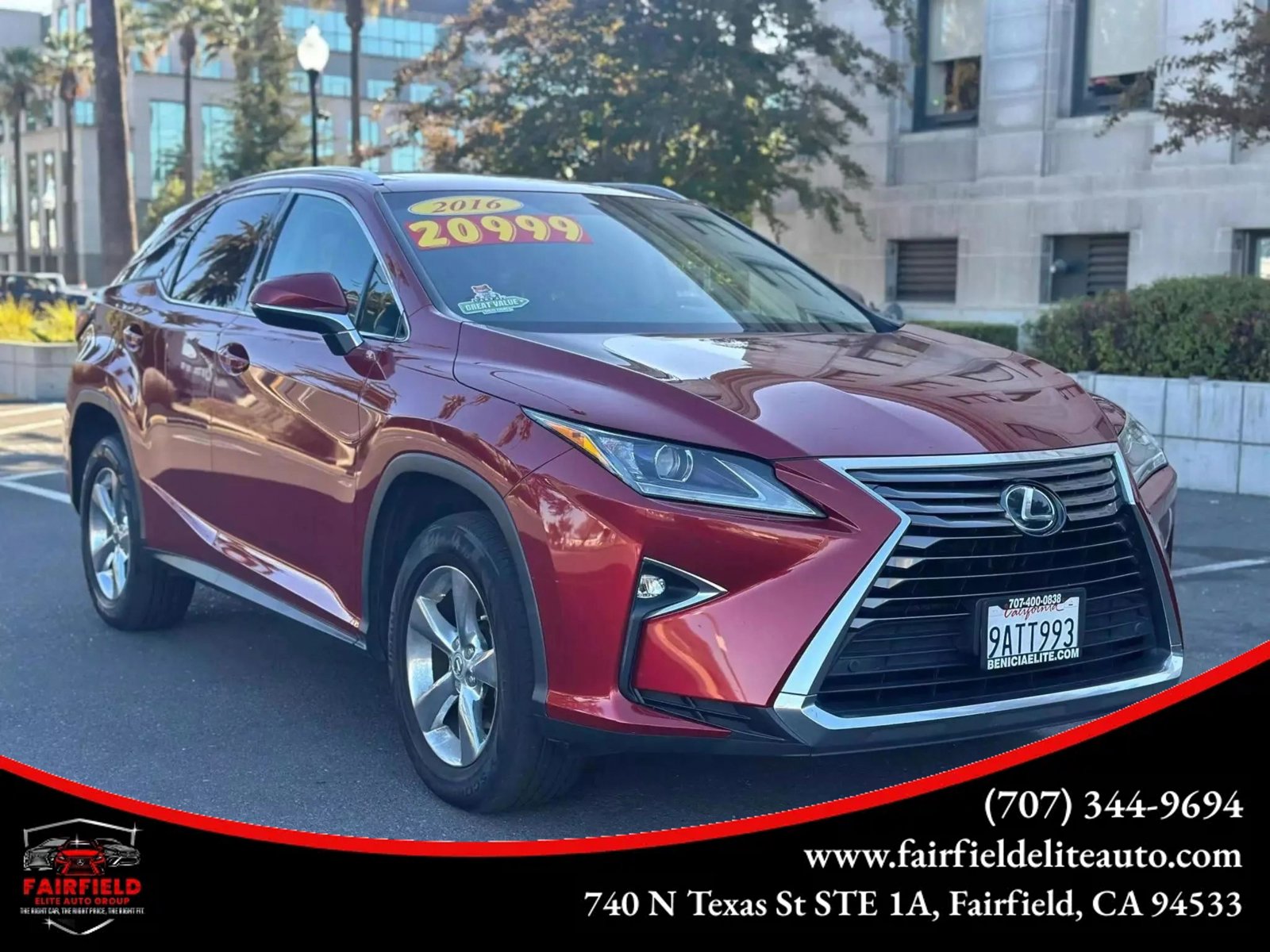 Used 2016 Lexus RX 350 FWD w/ Premium Package