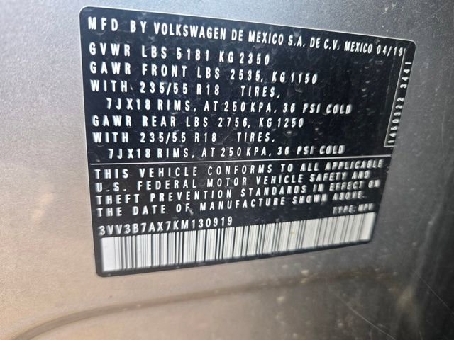 Used 2019 Volkswagen Tiguan SEL image 7