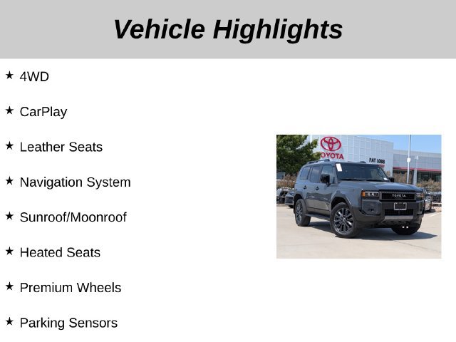 Used 2024 Toyota Land Cruiser w/ Premium Package AWD/4WD image 5