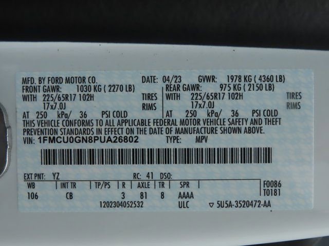 Used 2023 Ford Escape Active image 35