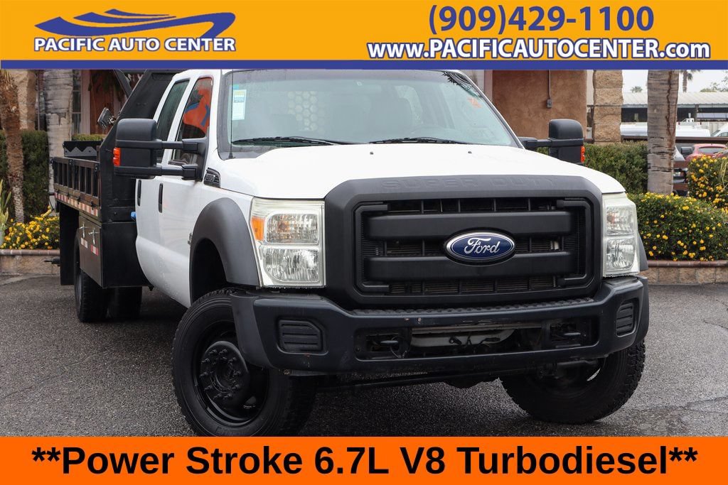 Used 2011 Ford F550 4x4 Crew Cab Super Duty w/ Payload Upgrade Pkg image 2