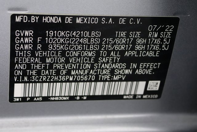 Used 2023 Honda HR-V LX image 27