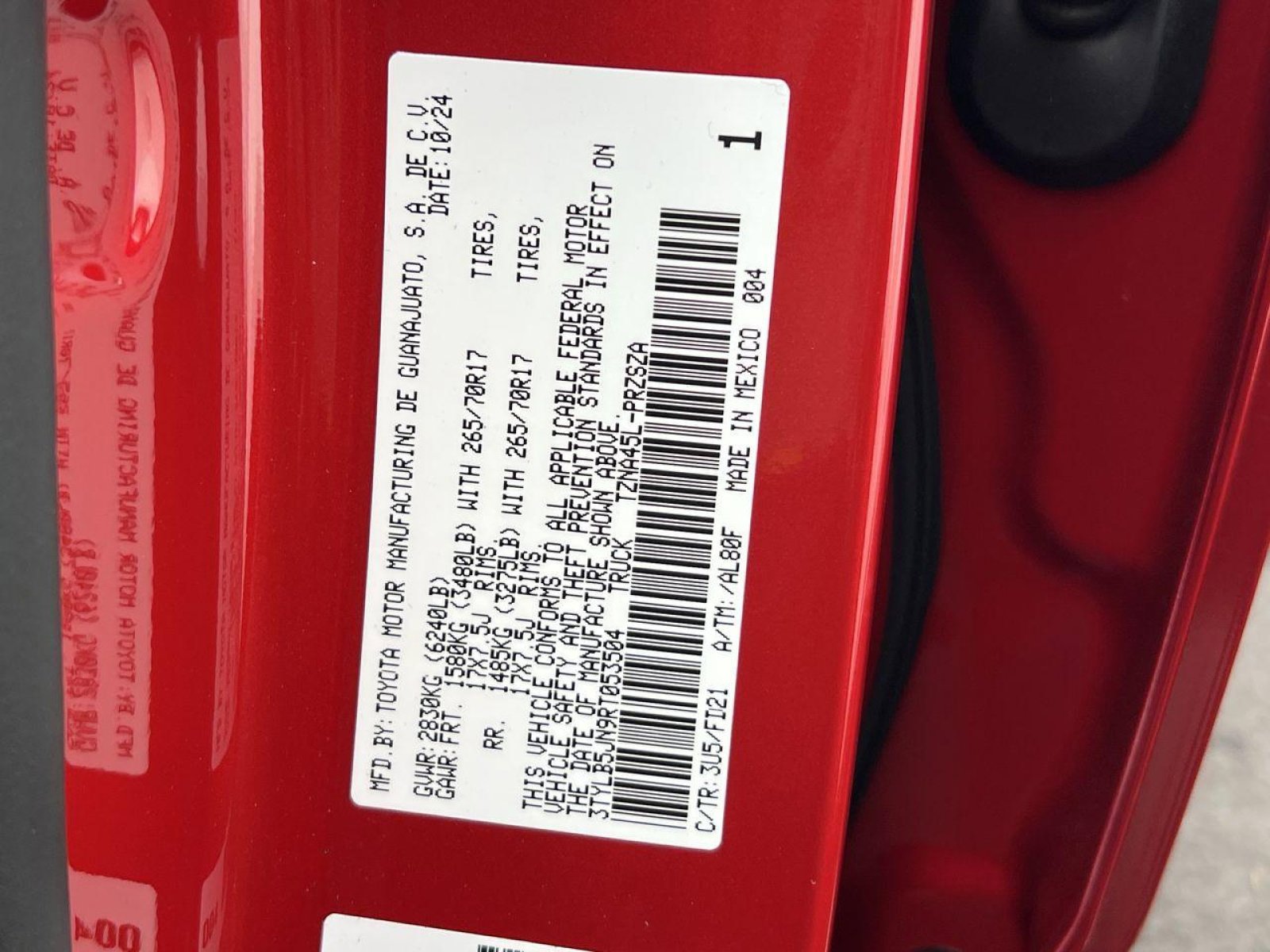 New 2024 Toyota Tacoma TRD Off-Road image 20