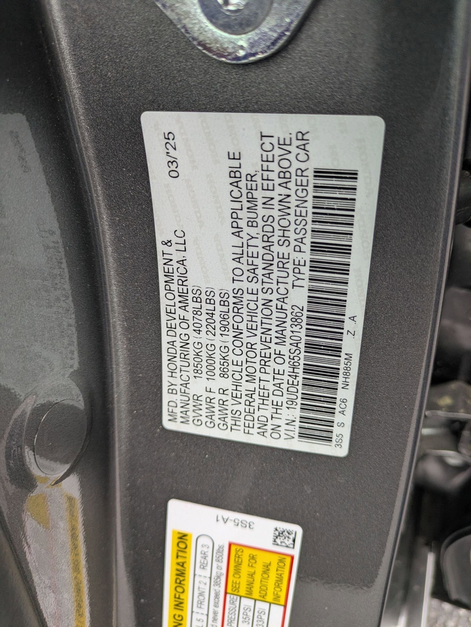 Certified 2025 Acura Integra A-Spec image 34