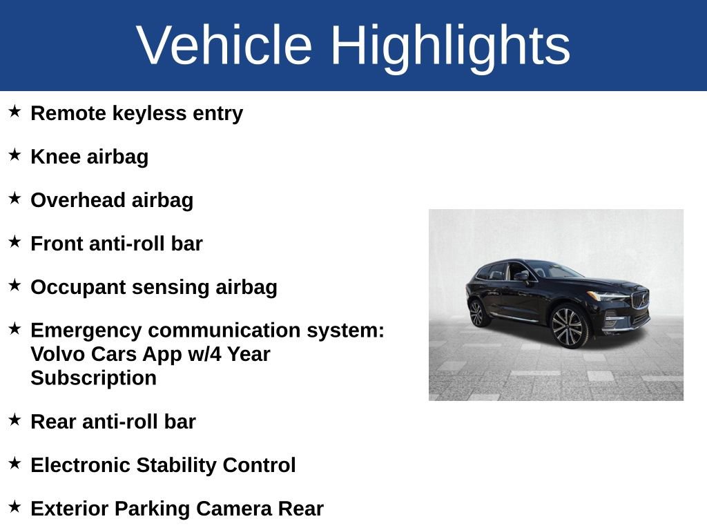 Certified 2023 Volvo XC60 B5 Ultimate w/ Protection Package Premier image 5