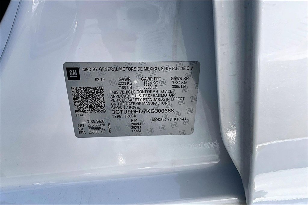 Used 2019 GMC Sierra 1500 SLT w/ SLT Premium Plus Package image 36