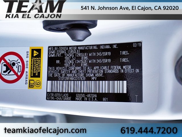 Used 2019 Toyota Highlander Limited FWD image 41