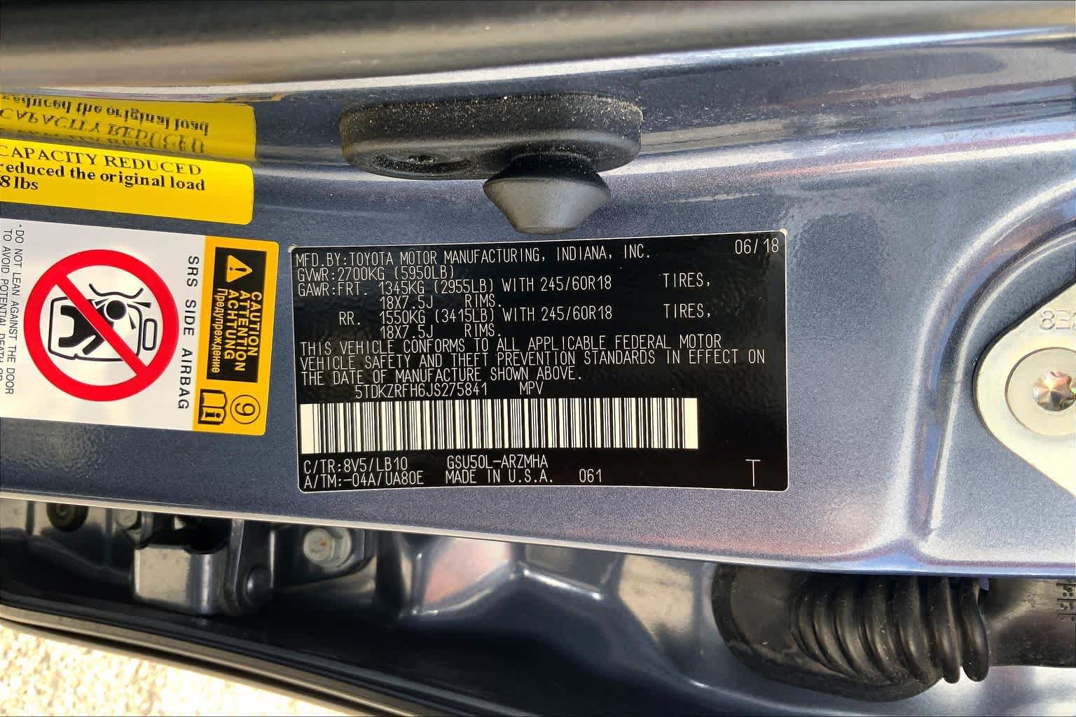 Used 2018 Toyota Highlander XLE FWD image 36