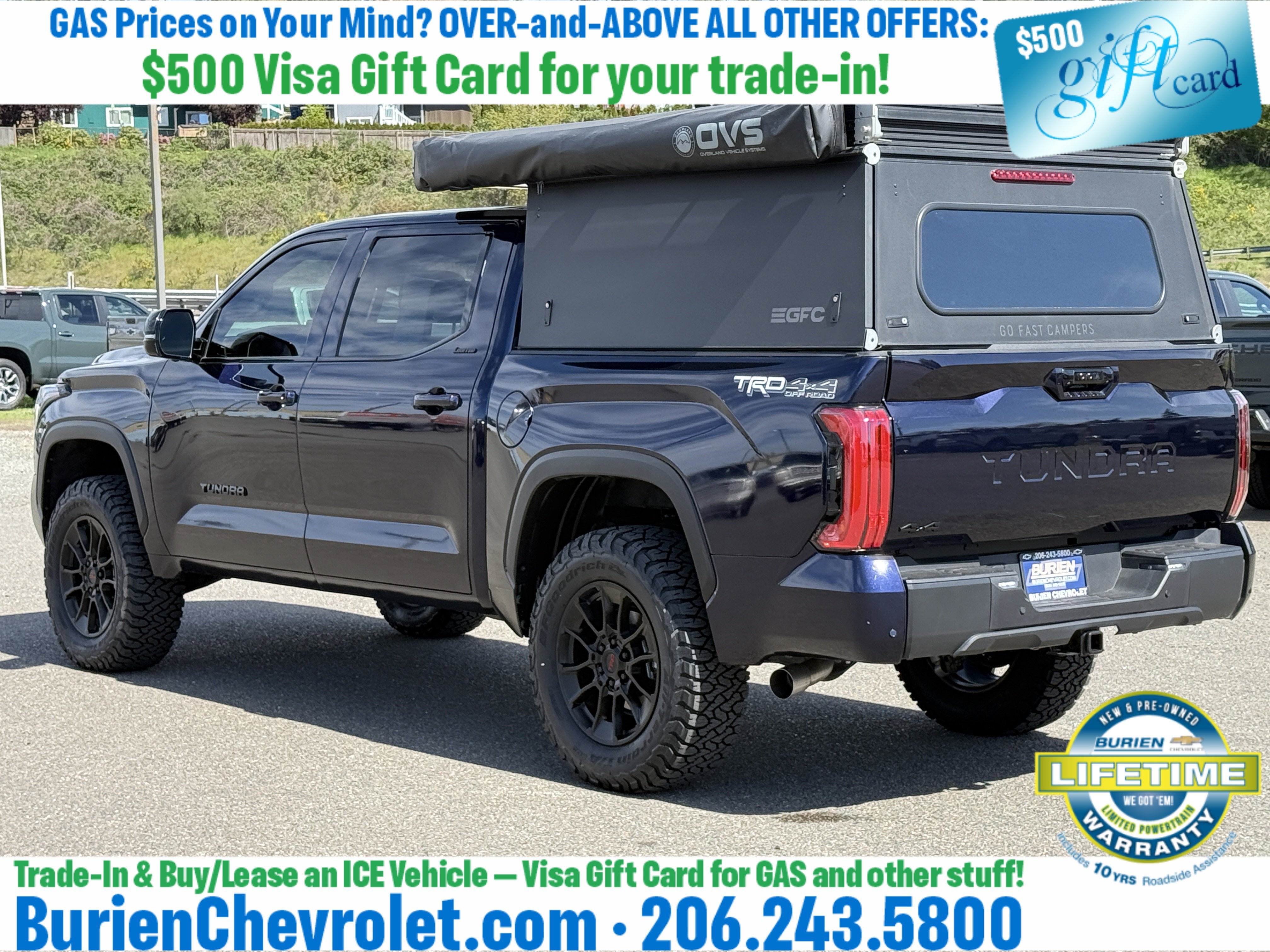 Used 2025 Toyota Tundra Limited w/ TRD Off-Road Package AWD/4WD image 3