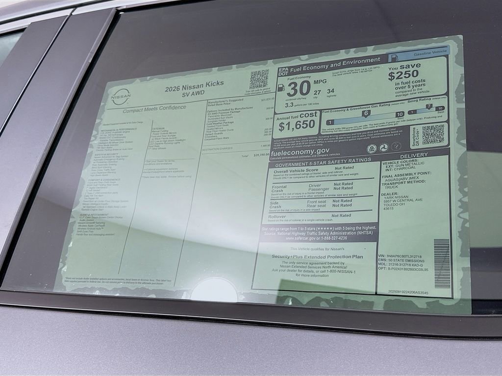 New 2026 Nissan Kicks SV w/ SV Premium Package image 13