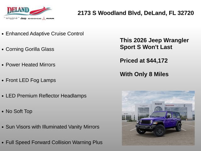 New 2026 Jeep Wrangler Unlimited Sport AWD/4WD image 31