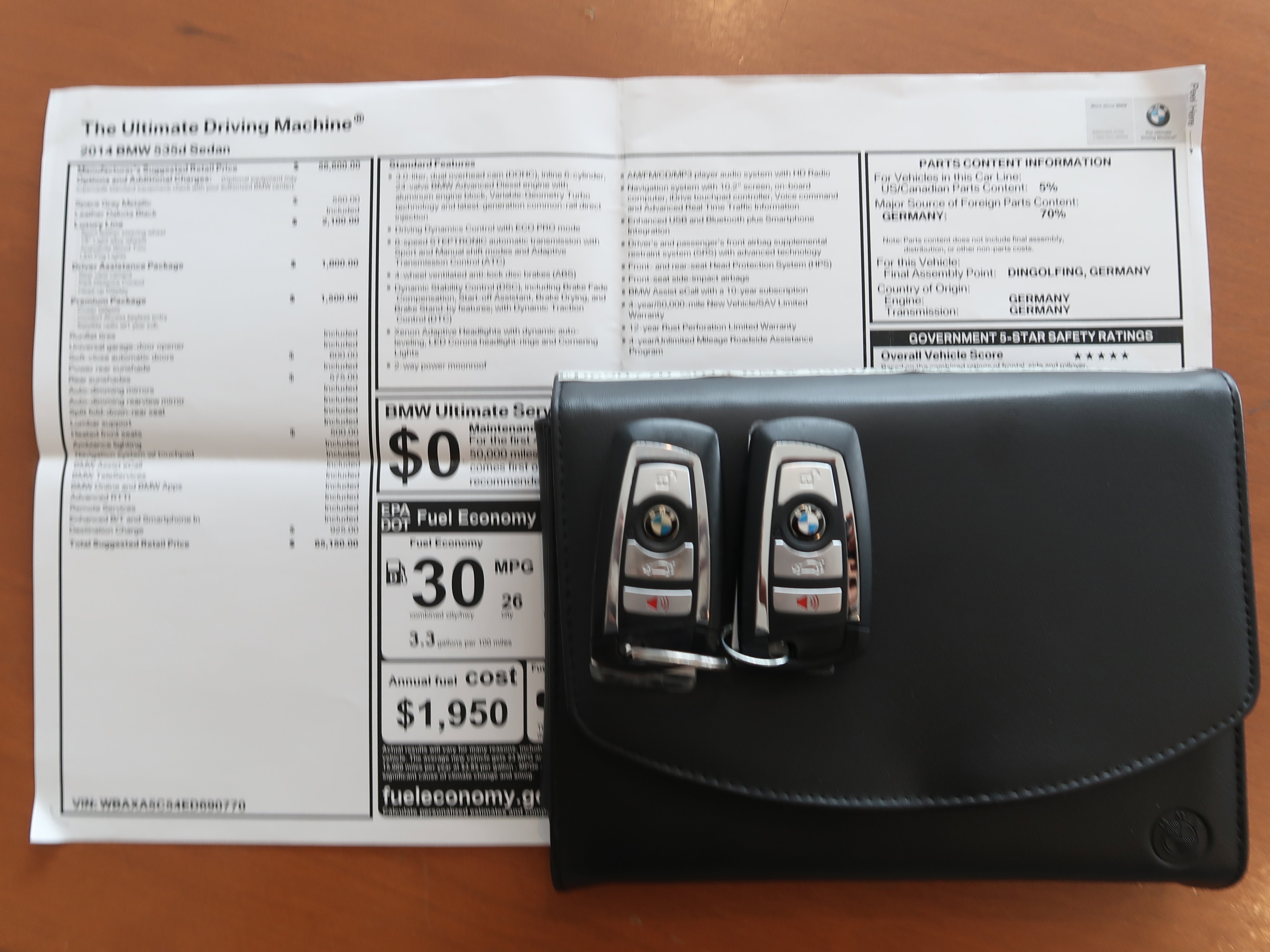 Used 2014 BMW 535d Sedan RWD image 26