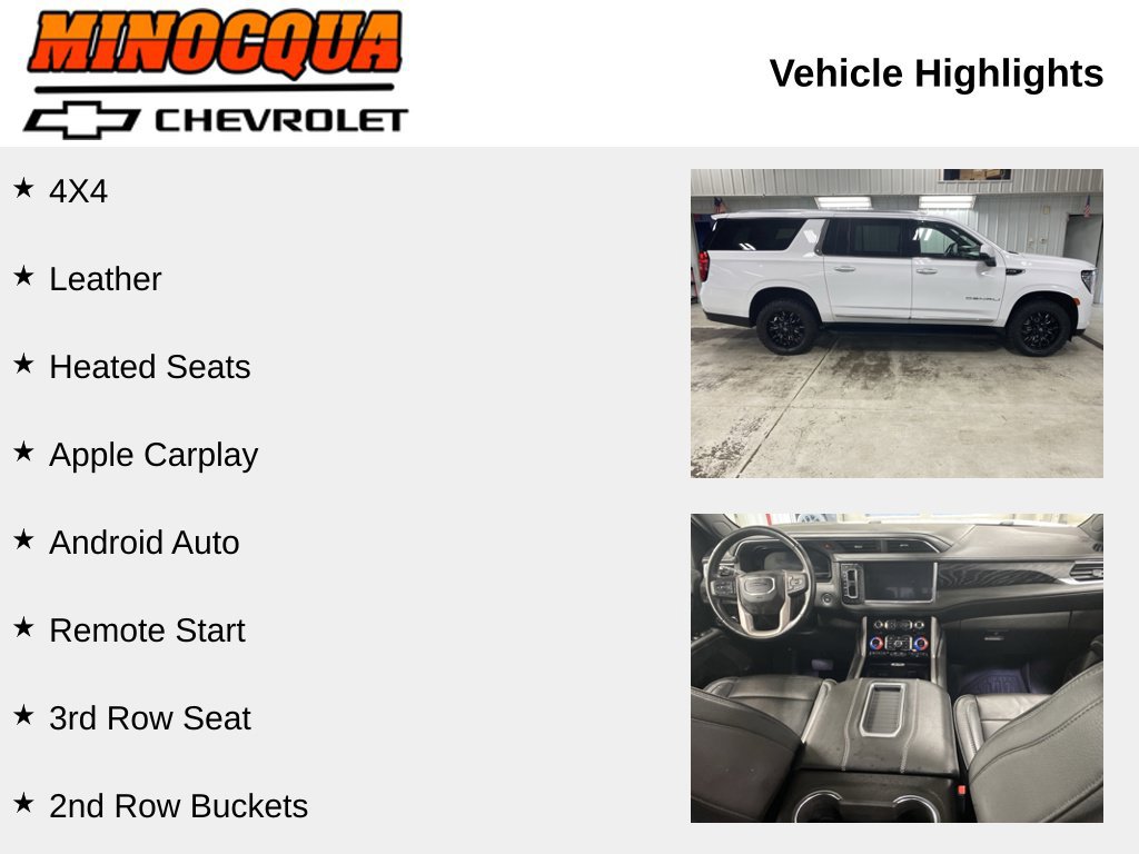 Certified 2022 GMC Yukon XL Denali AWD/4WD image 7