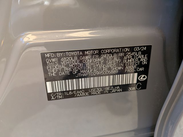 Used 2024 Lexus IS 500 RWD image 24