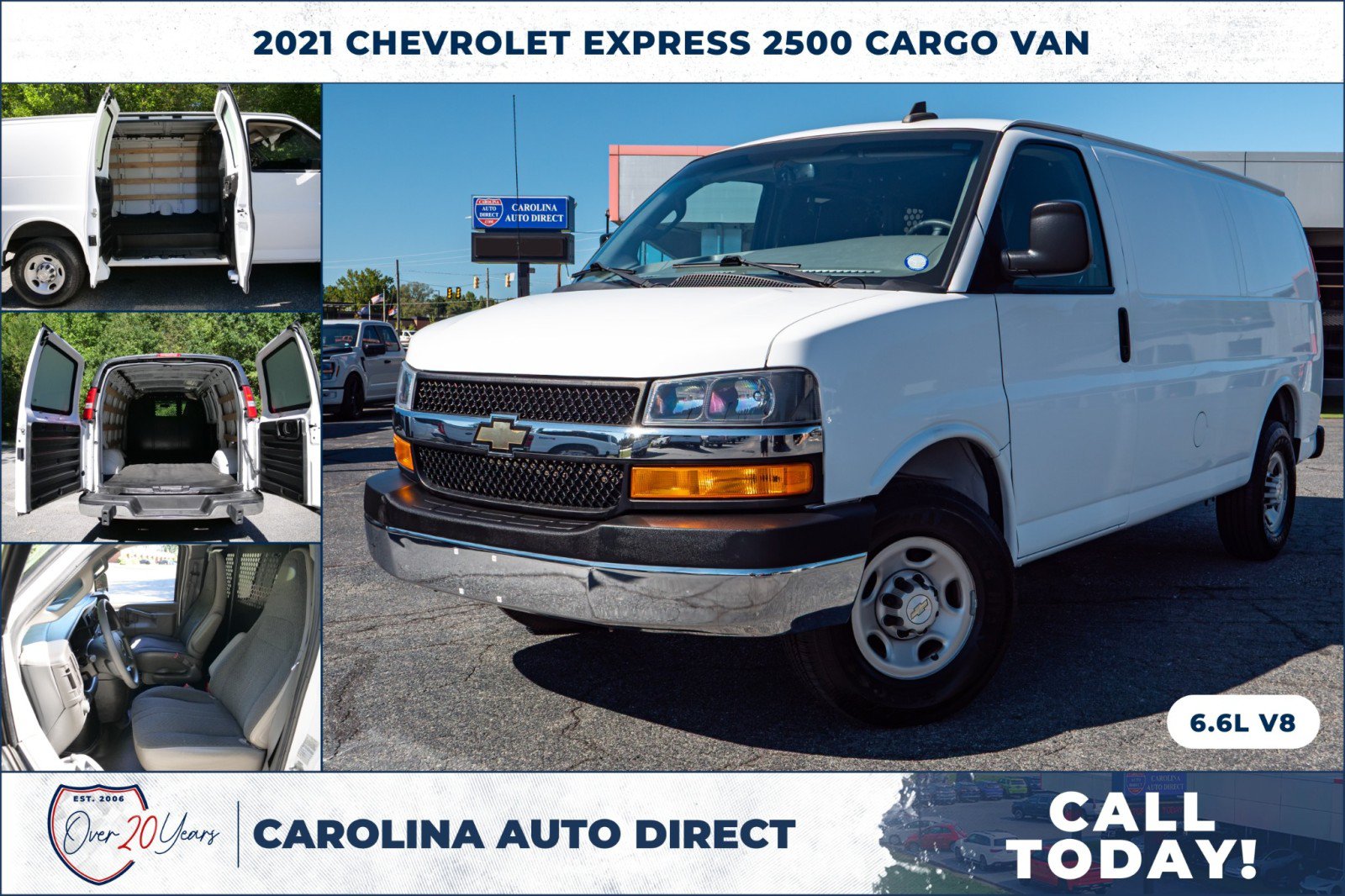Used 2021 Chevrolet Express 2500 w/ Driver Convenience Package